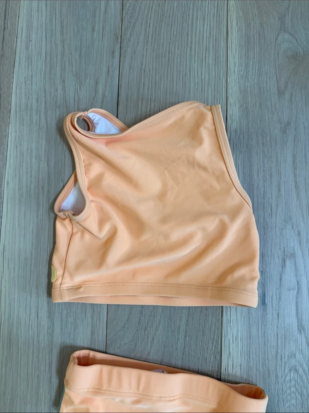 Carter's Peach Tankini with Yellow Flower Accents